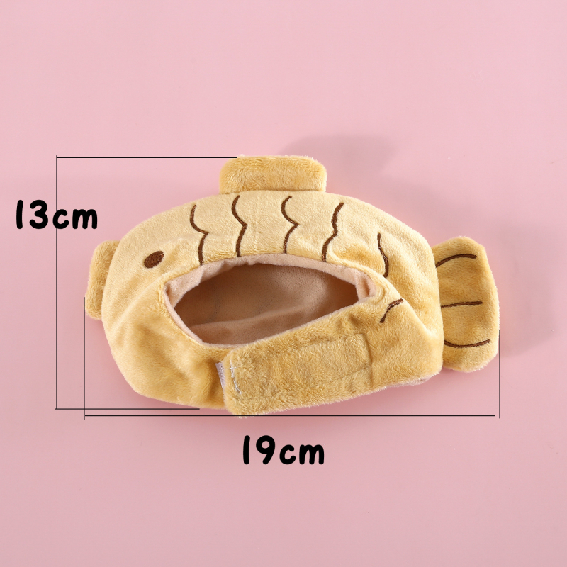 Șapcă din pluș pentru animale de companie, design Cartoon – bumbac, brodat, patru anotimpuri, stil japonez-coreean