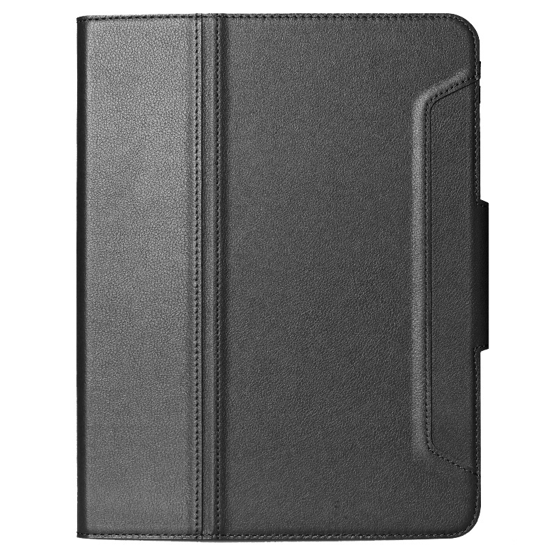 Θήκη προστασίας από δέρμα για Apple iPad Pro 11, ανάγλυφο γνήσιο δέρμα, πλήρες επιχειρηματικό ύφος, λειτουργία ύπνου, ανθεκτική σε πτώσεις, στήριγμα/βάση, διάχυση θερμότητας