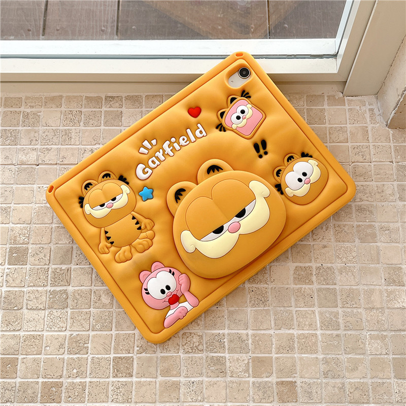 Θήκη προστασίας από σιλικόνη για iPad 10 με μαλακό καρτούν περίβλημα, ανθεκτική στη φθορά και στις πτώσεις, συμβατή με Apple, κατασκευή με θερμοπρέσα