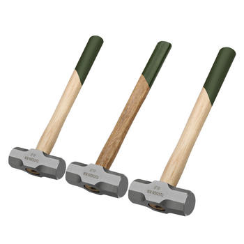 TUOSEN ciocan hexagonal, cap din oțel cu carbon înalt, mâner din lemn, seria ciocanelor hexagonale, greutate netă 1,3 kg