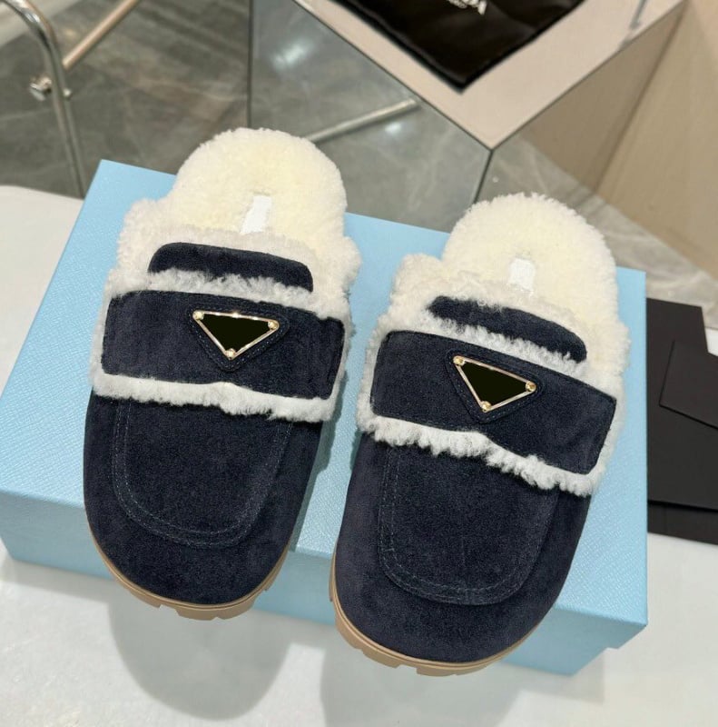 Női gyapjú baotou papucs, felső anyaga tehén velúr; belső anyaga juh gyapjú; talp: gumi; talp vastagság: 0–3 cm; csúszásgátló, kényelmes