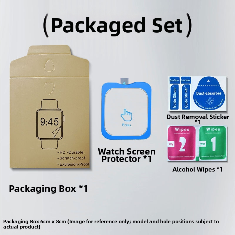 Displejová ochrana z tvrdeného skla pre Apple Watch Ultra 49 mm, presné zarovnanie, HD