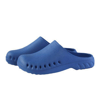 Műtői papucs EVA felső, EVA belső, csúszásmentes gumitalp, talp technológia: injektált öntés