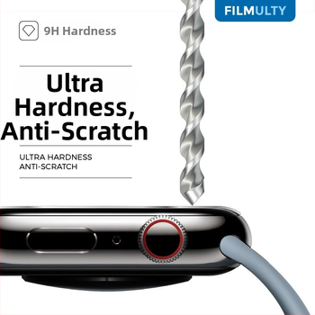 Apple Watch S10 ochranný sklenený film na displej, predné sklo, HD ostrosť, odolnosť voči prachu, odolnosť voči pádom