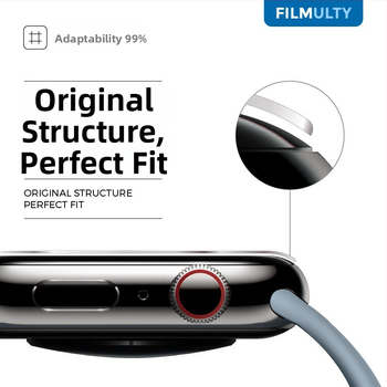 Apple Watch S10 ochranný sklenený film na displej, predné sklo, HD ostrosť, odolnosť voči prachu, odolnosť voči pádom