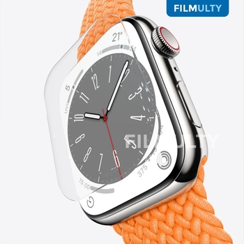 Apple Watch S10 ochranný sklenený film na displej, predné sklo, HD ostrosť, odolnosť voči prachu, odolnosť voči pádom