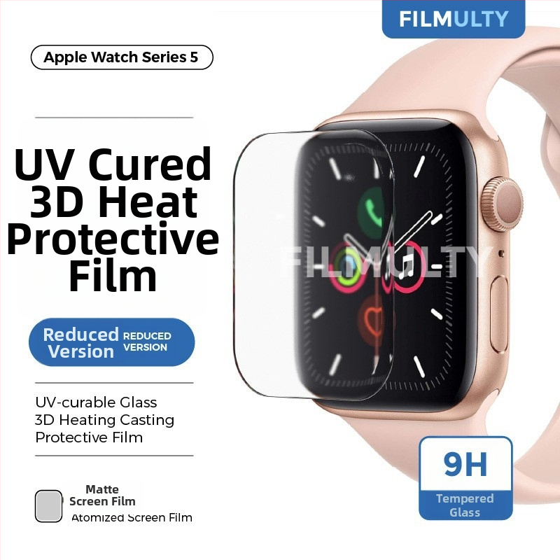 Apple Watch S10 ochranný sklenený film na displej, predné sklo, HD ostrosť, odolnosť voči prachu, odolnosť voči pádom