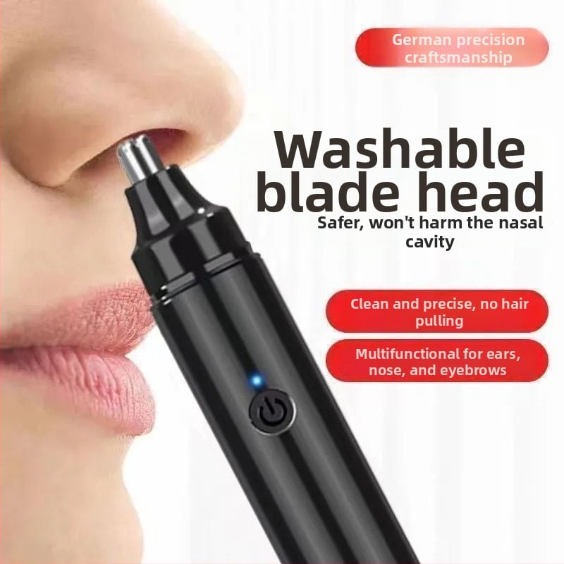 Elektriskais deguna matu trimmeris, plastmasas korpuss, pieslēgums pie elektrības, nav mazgājams, bez baterijas