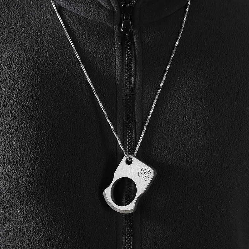 Automašīnas logu laušanas āmurs no cinka sakausējuma, modeļa HX5159, biezums 10 mm, svars 74 g