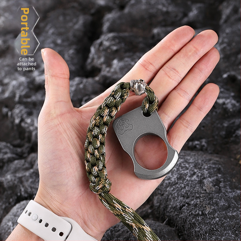 Automašīnas logu laušanas āmurs no cinka sakausējuma, modeļa HX5159, biezums 10 mm, svars 74 g