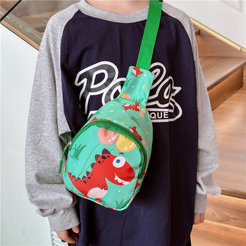 Geantă de umăr pentru copii, design unicorn anime, exterior din nylon, căptușeală poliester-coton, rezistentă la uzură, potrivită pentru grădiniță, Primăvara 2024