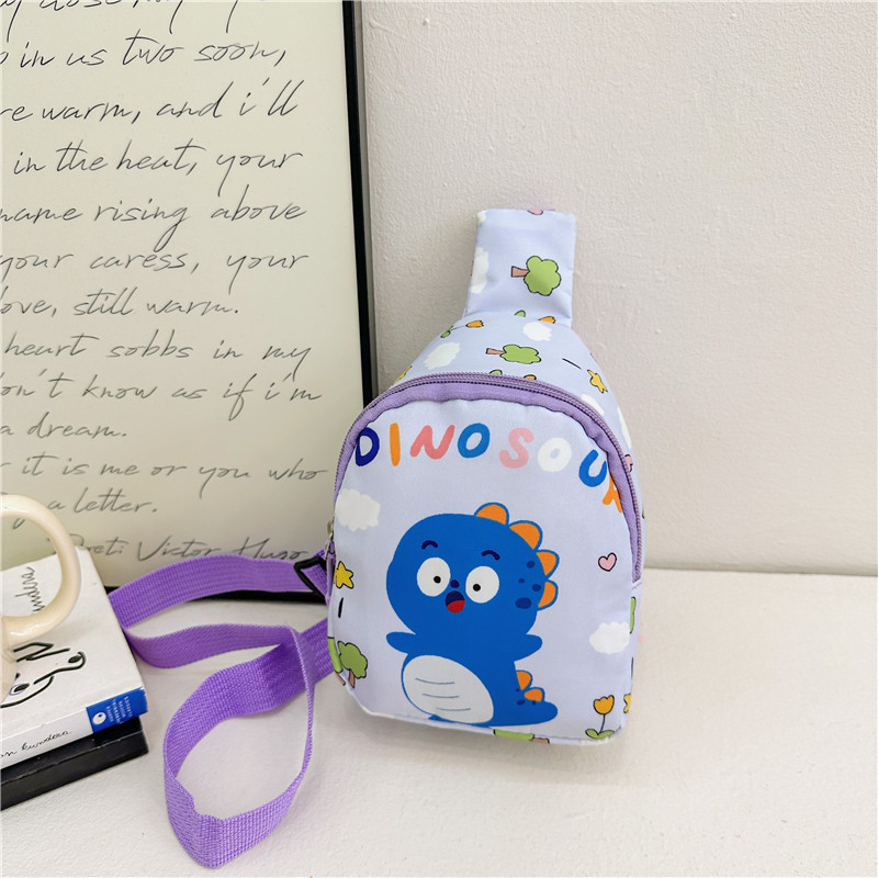 Geantă de umăr pentru copii, design unicorn anime, exterior din nylon, căptușeală poliester-coton, rezistentă la uzură, potrivită pentru grădiniță, Primăvara 2024