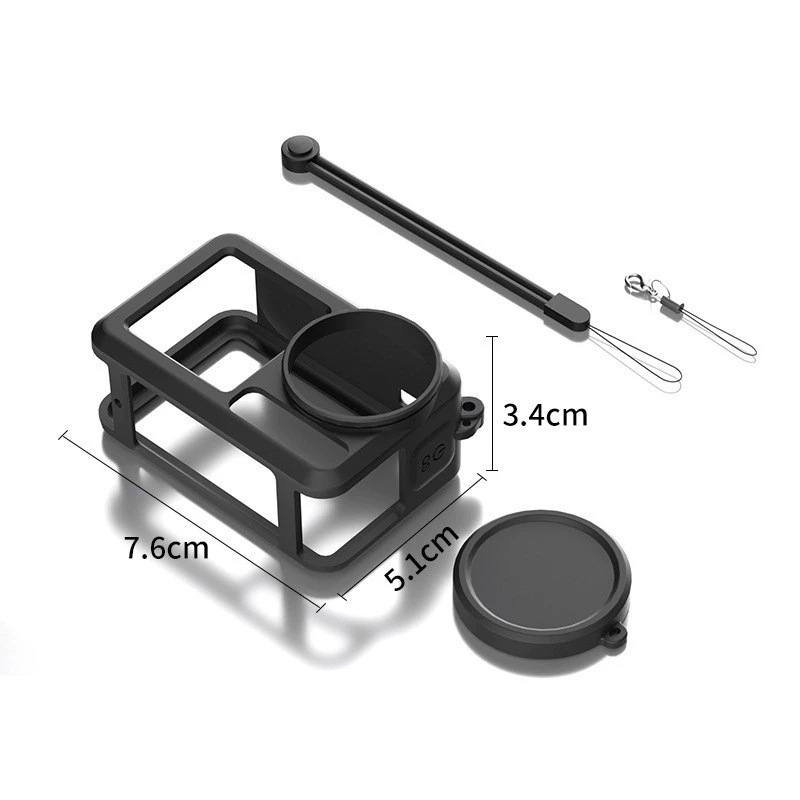 Time silikonsko zaštitno kućište za DJI Action5 Pro/4/3 – zaštita od pada