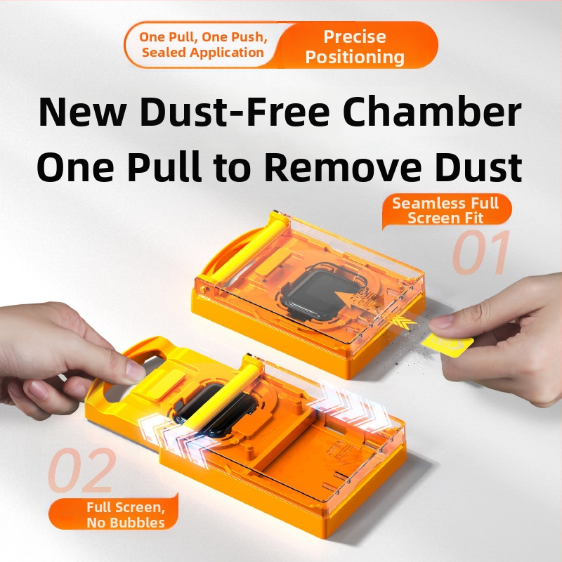 Neutral ochranné sklo z tvrdeného skla pre Apple Watch Series 9 a Series 10 – úplné pokrytie