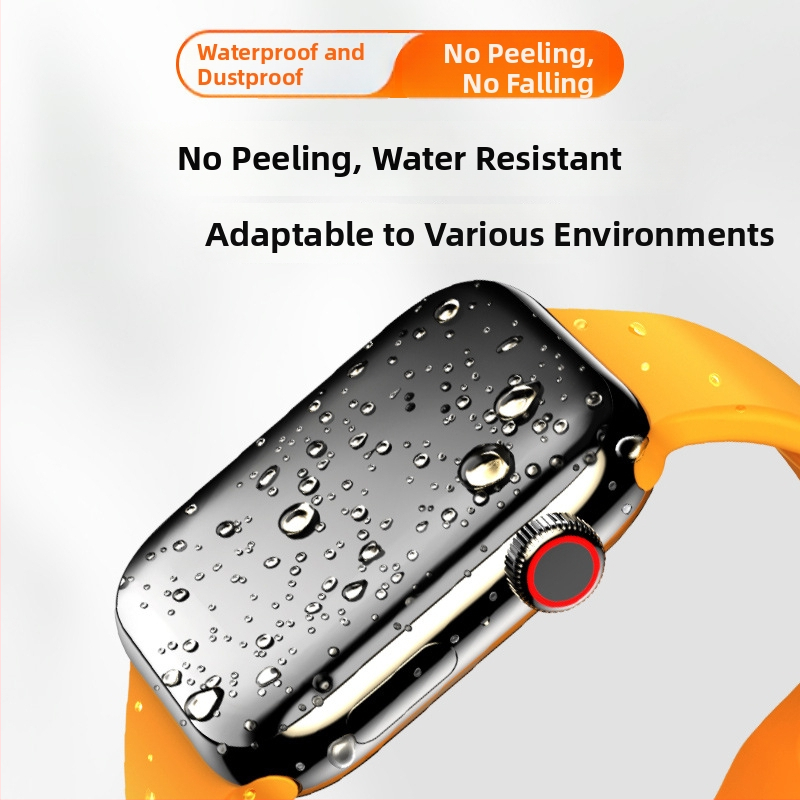 Neutral ochranné sklo z tvrdeného skla pre Apple Watch Series 9 a Series 10 – úplné pokrytie