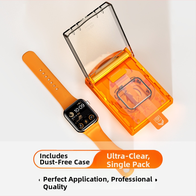 Neutral ochranné sklo z tvrdeného skla pre Apple Watch Series 9 a Series 10 – úplné pokrytie
