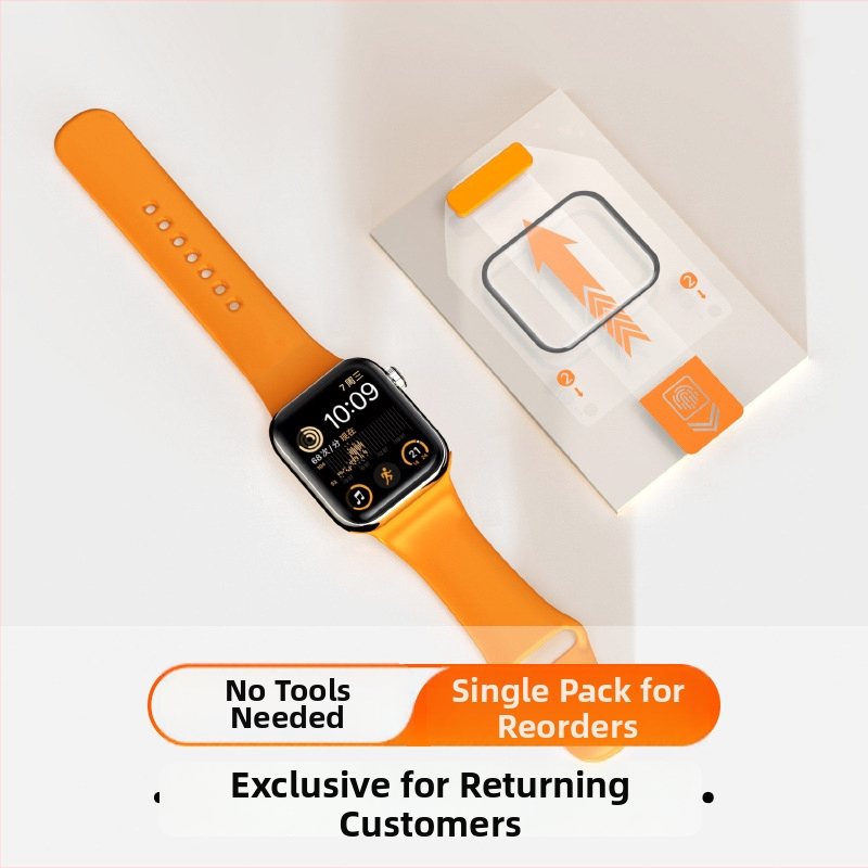 Neutral ochranné sklo z tvrdeného skla pre Apple Watch Series 9 a Series 10 – úplné pokrytie