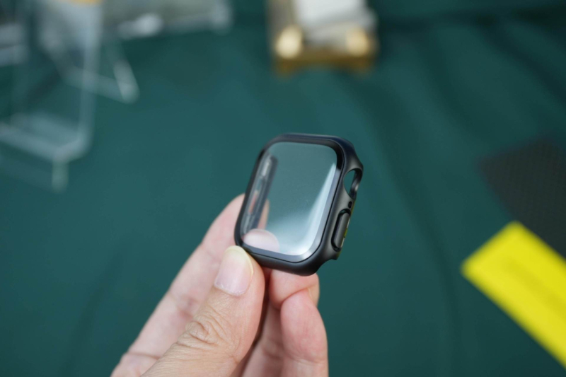 Apple Watch Series 11 Védőtok – vízálló, integrált teljes lefedésű fóliával, PC+üveg, 9H