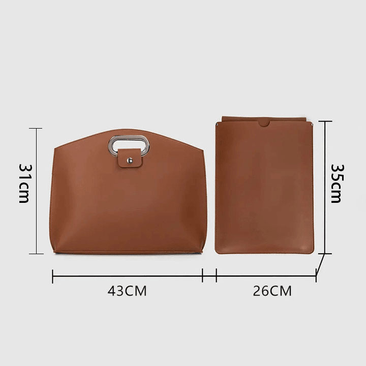 PU kožna torba za prijenosno računalo, 14-inčna, kompatibilna s MacBook Pro 13,3