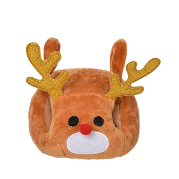 Set pălării elf pentru animale de companie de Crăciun — Material: fir de catifea; Potrivit pentru: universal; Sezoane: patru sezoane; Origine: Zhejiang