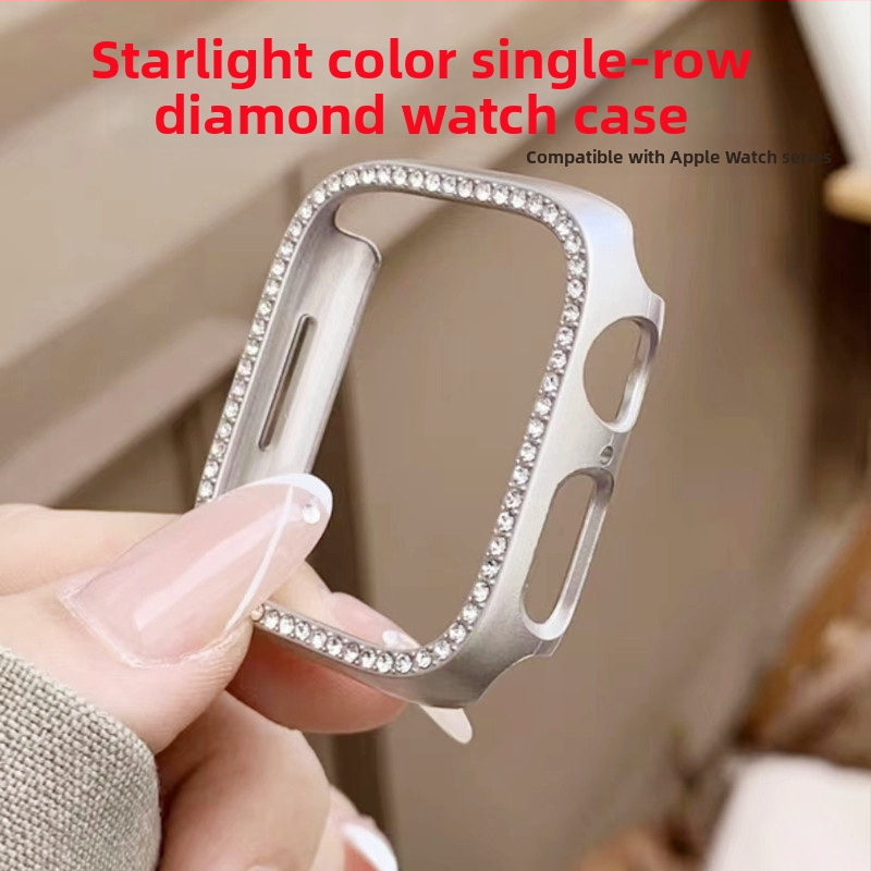 Apple Watch Series 11 ümbris — õõnes raamiga ühe teemanti, S10 ühilduvus, materjal PC