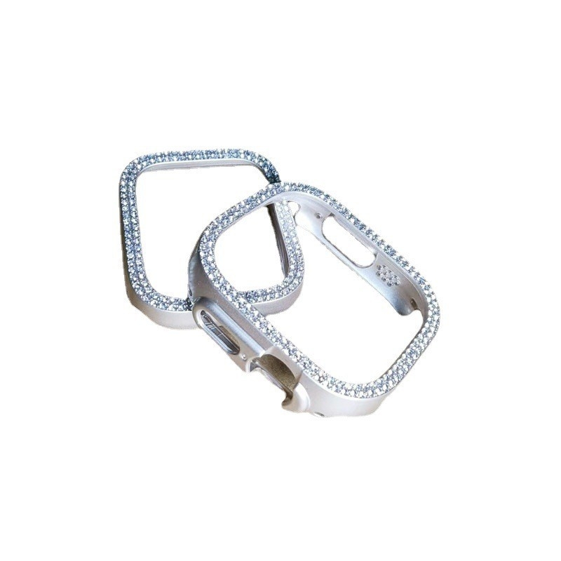 Apple Watch Series 11 tokkal — üreges keret egyetlen gyémánttal, kompatibilis S10, anyag PC