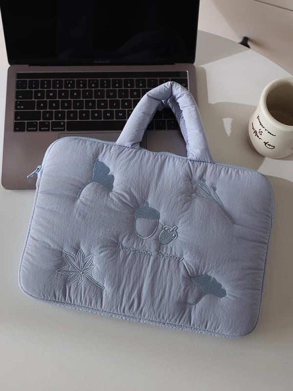 Κεντημένη τσάντα φορητού υπολογιστή για γυναίκες – Υλικό: Πολυεστέρας; Διαπνέουσα και εξαιρετικά ελαφριά; Μοτίβο: Τοπίο; Εσωτερική επένδυση: Πολυεστέρας; Στυλ: Φρέσκια και γλυκιά