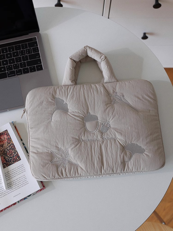 Κεντημένη τσάντα φορητού υπολογιστή για γυναίκες – Υλικό: Πολυεστέρας; Διαπνέουσα και εξαιρετικά ελαφριά; Μοτίβο: Τοπίο; Εσωτερική επένδυση: Πολυεστέρας; Στυλ: Φρέσκια και γλυκιά