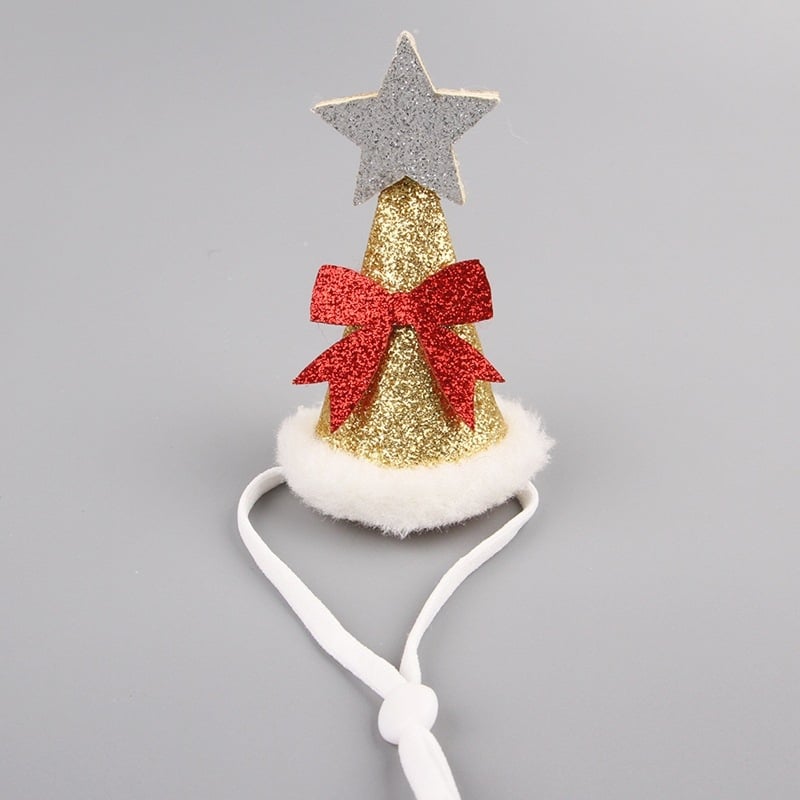 Pălărie din pluș pentru pisici, reglabilă — accesoriu foto pentru toate anotimpurile