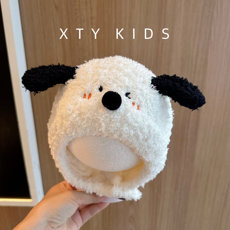 Παιδικό μάλλινο καπέλο Seven Pomelo – σχήμα ντόμ, γείσο τύπου Eaves, χειμερινή ζεστασιά και αντιανεμικό, INS στυλ, επεξεργασία tie-dye, για 6–12 μηνών και 1–2 ετών