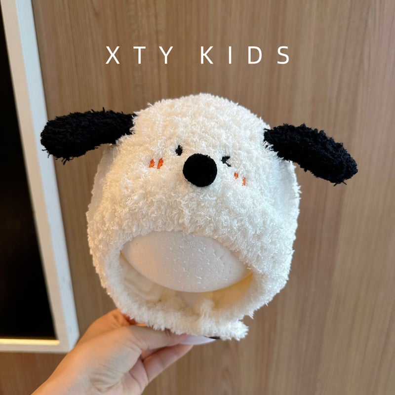 Παιδικό μάλλινο καπέλο Seven Pomelo – σχήμα ντόμ, γείσο τύπου Eaves, χειμερινή ζεστασιά και αντιανεμικό, INS στυλ, επεξεργασία tie-dye, για 6–12 μηνών και 1–2 ετών