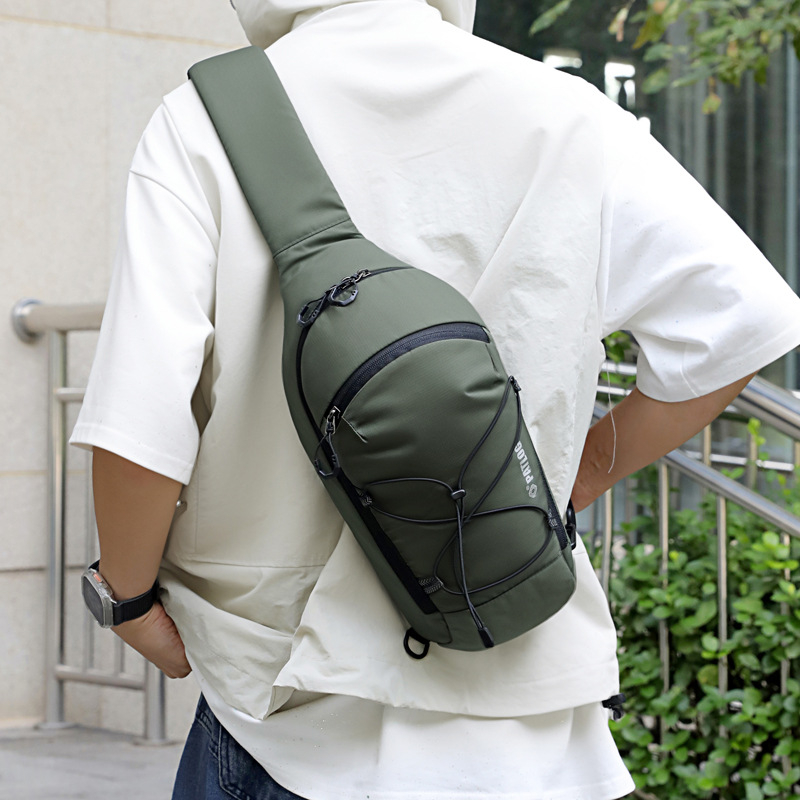 Drifter Muška Nylon Torbica za prsa, Ulični Stil, Ultra Lagana, Crossbody
