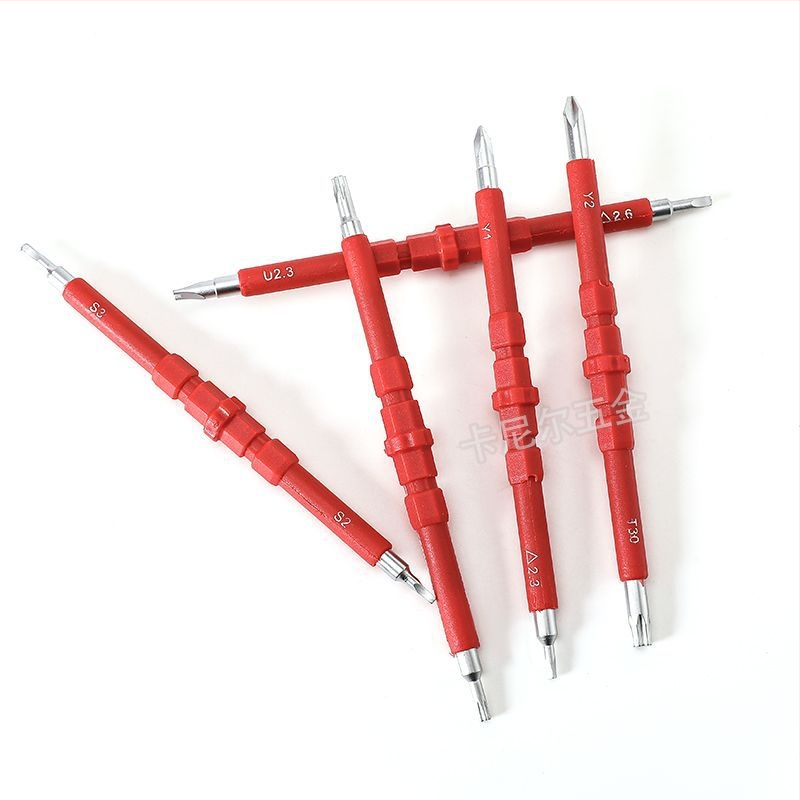 14-в-1 изолиран комплект отвертки за електрически ремонти, хром-ванадиева стомана, магнитен, дръжка TPU+PP