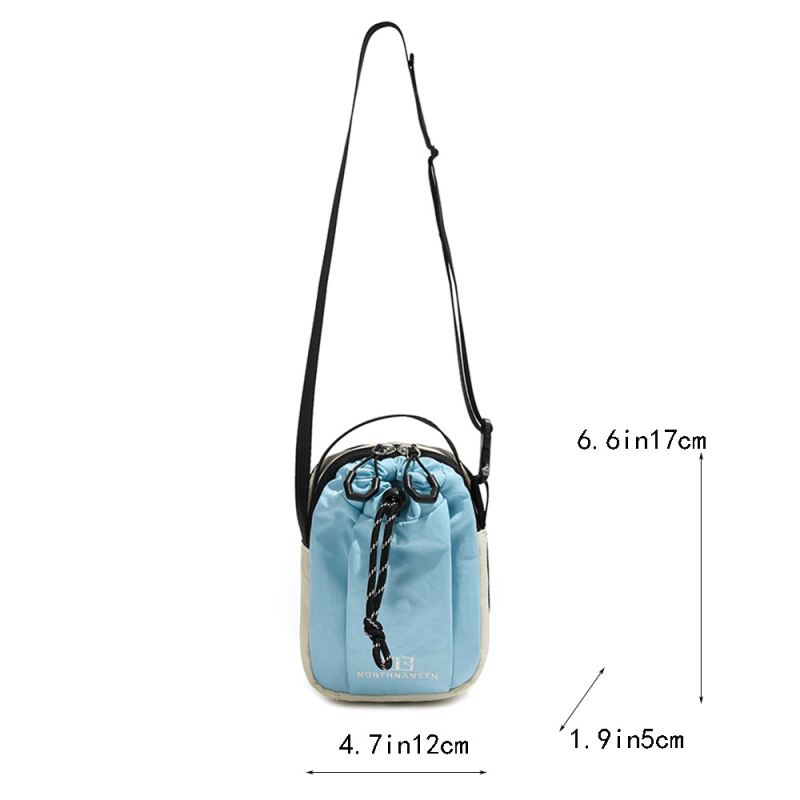 Muška crossbody torba - gradski stil, poliester, prozračna