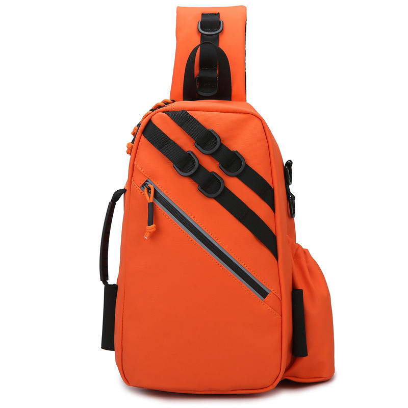Muška prsna torba s crossbody remenom — Urbani stil, Oxford platno, Otporna na habanje, Jednobojni dizajn