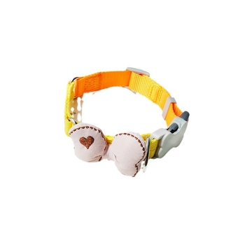 Kutya nyakörv masnival – szín-összehangolt minta, poliészter, stílus Princess Wind, márka pickyorange