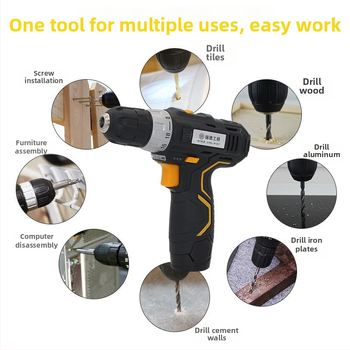 Háztartási szerszámkészlet dobozban – Többcélú otthoni javítási készlet akkumulátoros fúróval, demontázs eszközökkel és faipari szerszámokkal, 100+ darab