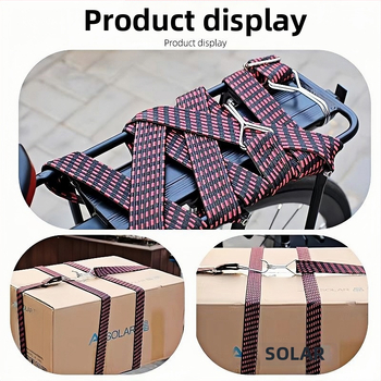 Qiling Nailoninės elastingos diržai transportavimui, sunkioji juosta, 8 kg apkrova