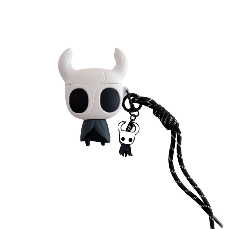 Θήκη Hollow Knight για AirPods Pro Gen 2/3/4 – PVC, ανάγλυφη επιφάνεια, φορητό στυλ κινουμένων σχεδίων
