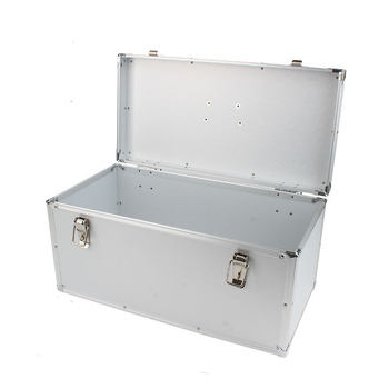 Alumínium ötvözetű szerszámkoffer, hordozható, többfunkciós tároló