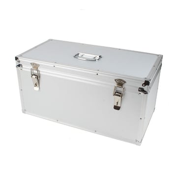 Alumínium ötvözetű szerszámkoffer, hordozható, többfunkciós tároló