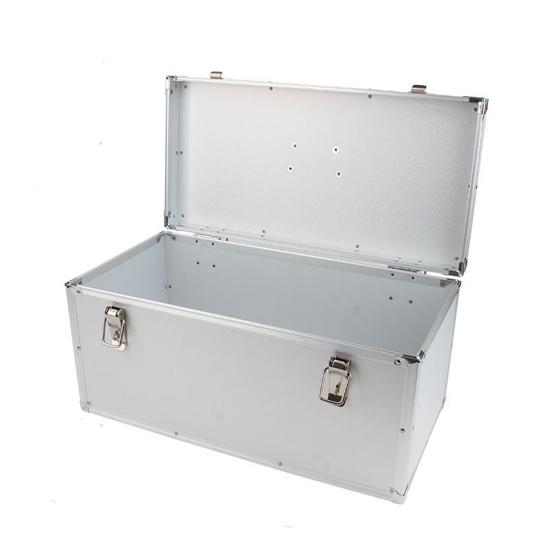 Alumínium ötvözetű szerszámkoffer, hordozható, többfunkciós tároló