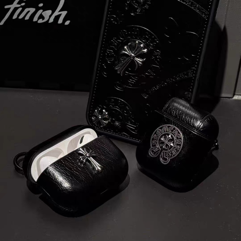 Carcasă TPU cu design în cruce pentru Apple AirPods Pro 2 și AirPods 4 — turnare prin injecție, potrivire universală