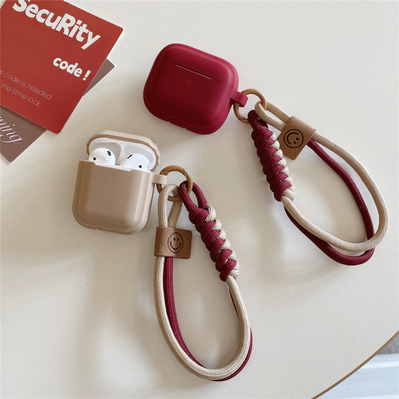 Szilikon AirPods védőtok mosolygós rajzfilm dizájnnal – Univerzális illeszkedés, injekciós formázás, kompatibilis AirPods 1–3 generációval