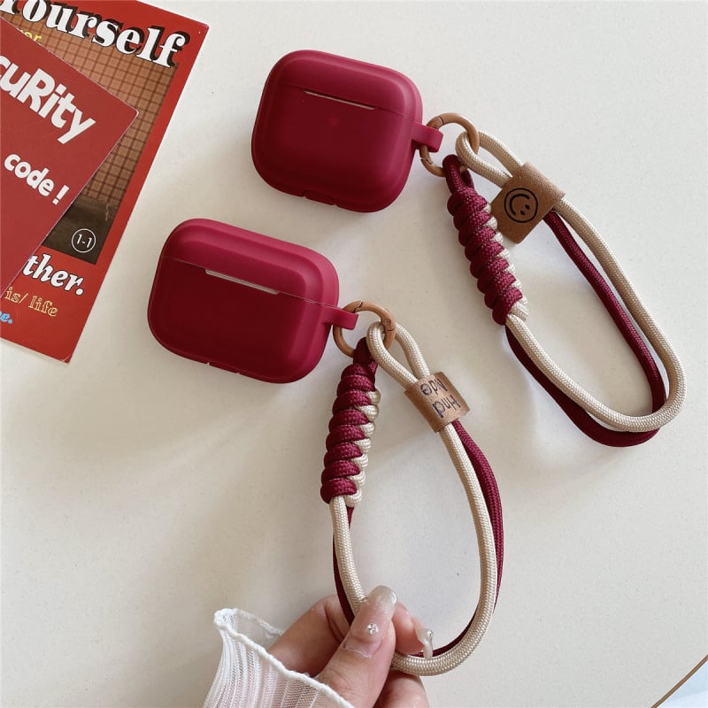 Szilikon AirPods védőtok mosolygós rajzfilm dizájnnal – Univerzális illeszkedés, injekciós formázás, kompatibilis AirPods 1–3 generációval