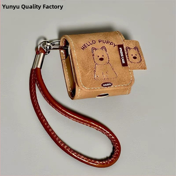 Ochranný puzdro AirPods, PC materiál, vygravovaný obraz, prenášateľný dizajn