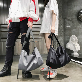 Férfi nylonos keresztpántos oldaltáska laptoprekesszel, vízálló, lélegző és kopásálló, városi egyszerű stílus, mindennapi használatra