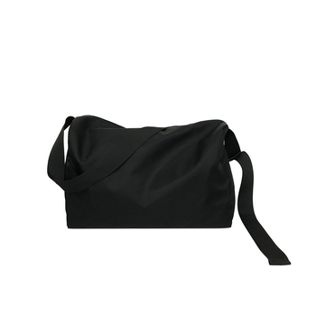 Férfi nylonos keresztpántos oldaltáska laptoprekesszel, vízálló, lélegző és kopásálló, városi egyszerű stílus, mindennapi használatra