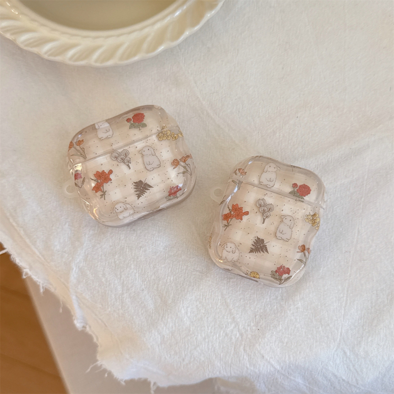 Θήκη προστασίας AirPods από TPU, με χωριστό cartoon στυλ, ανάγλυφη κατασκευή, συμβατή με AirPods της Apple, διαθέσιμη παραμετροποίηση