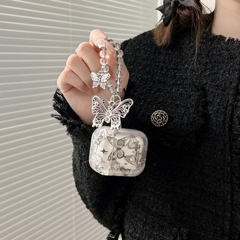 AirPods Pro 2 védőtok (TPU anyag; átlátszó puha burkolat; reliefes textúra; univerzális kompatibilitás; kompatibilis Apple AirPods Pro 2)